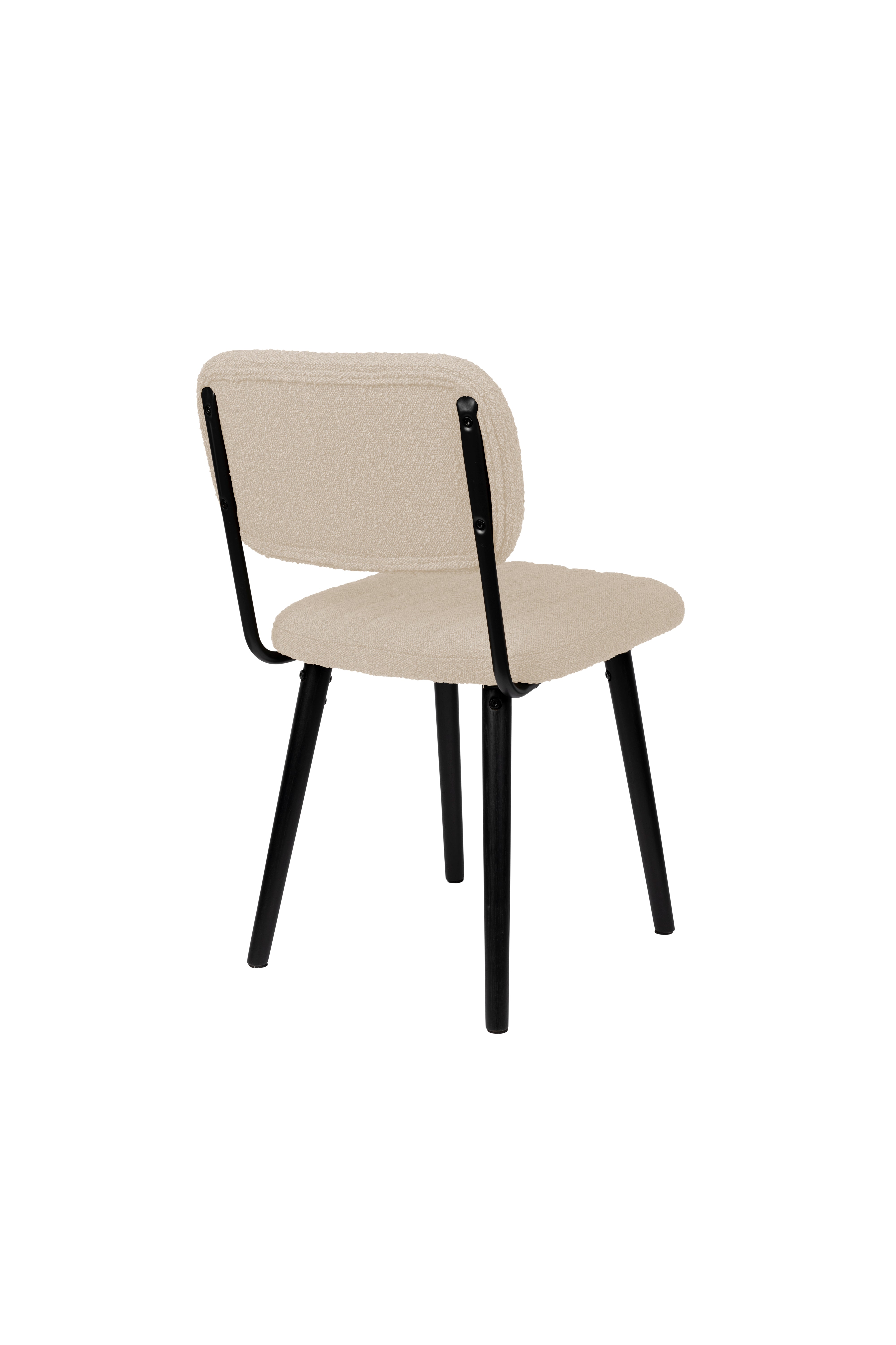 Jake boucle chair broken white