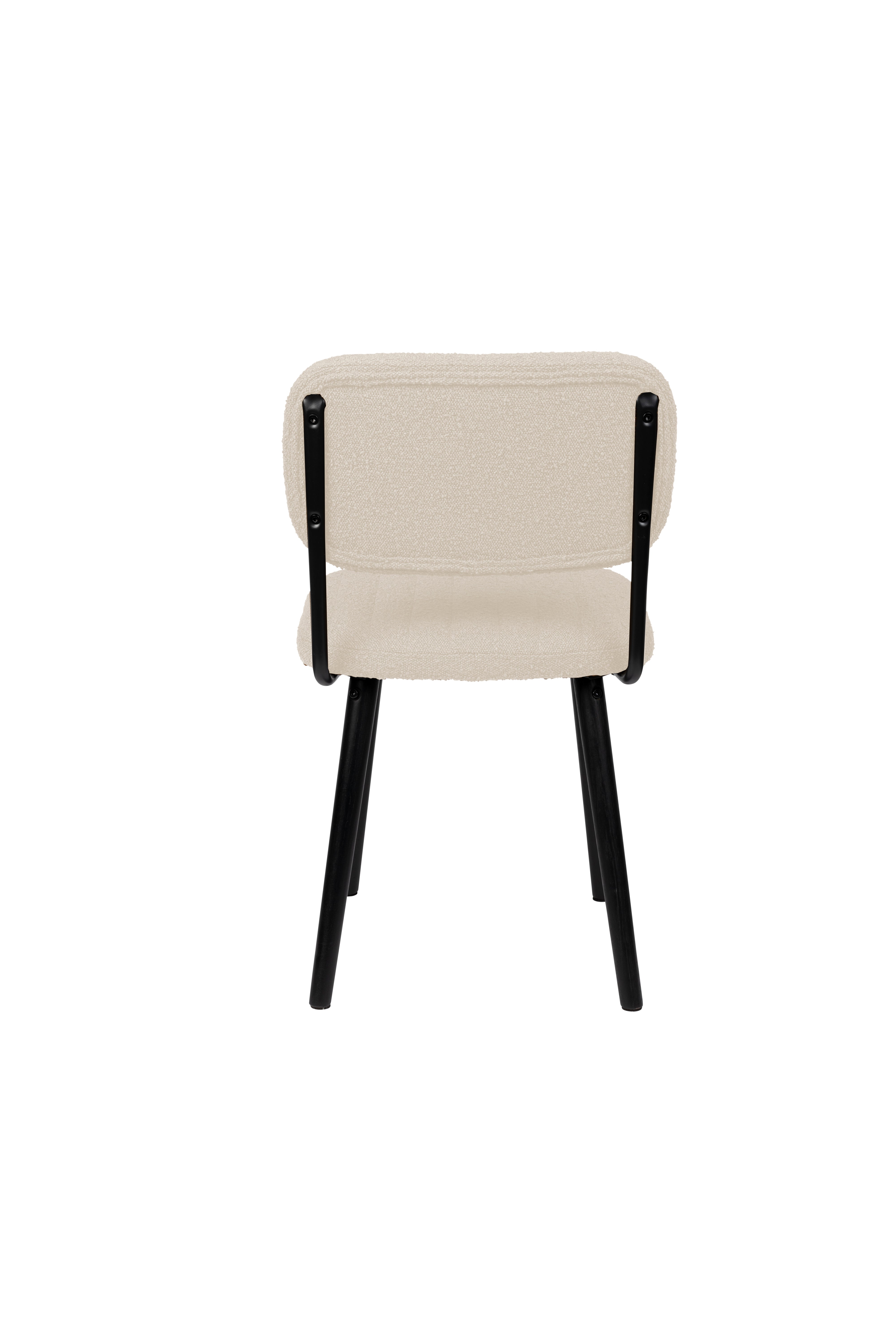 Jake boucle chair broken white