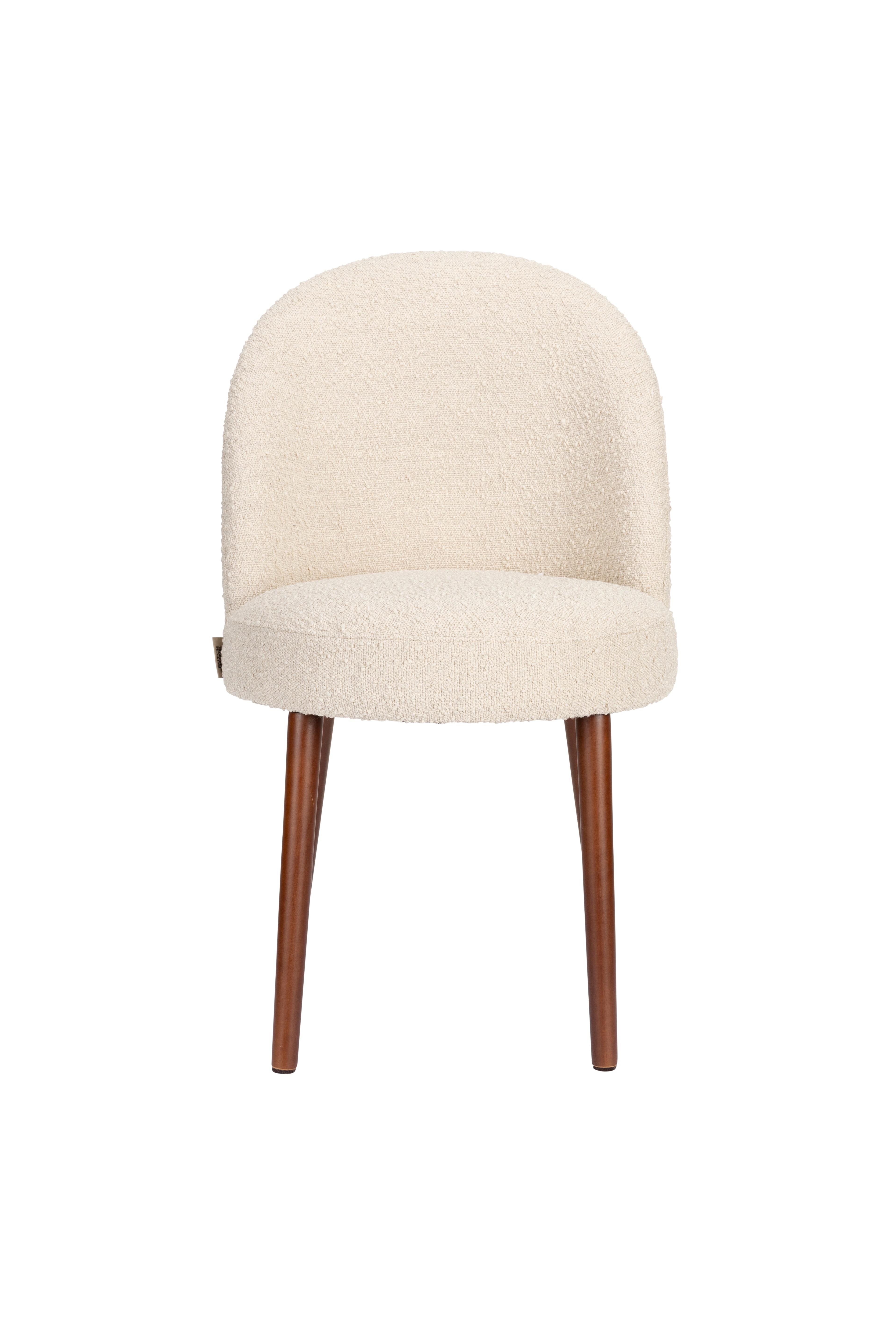 Stuhl BARBARA beige mit Holzgestell