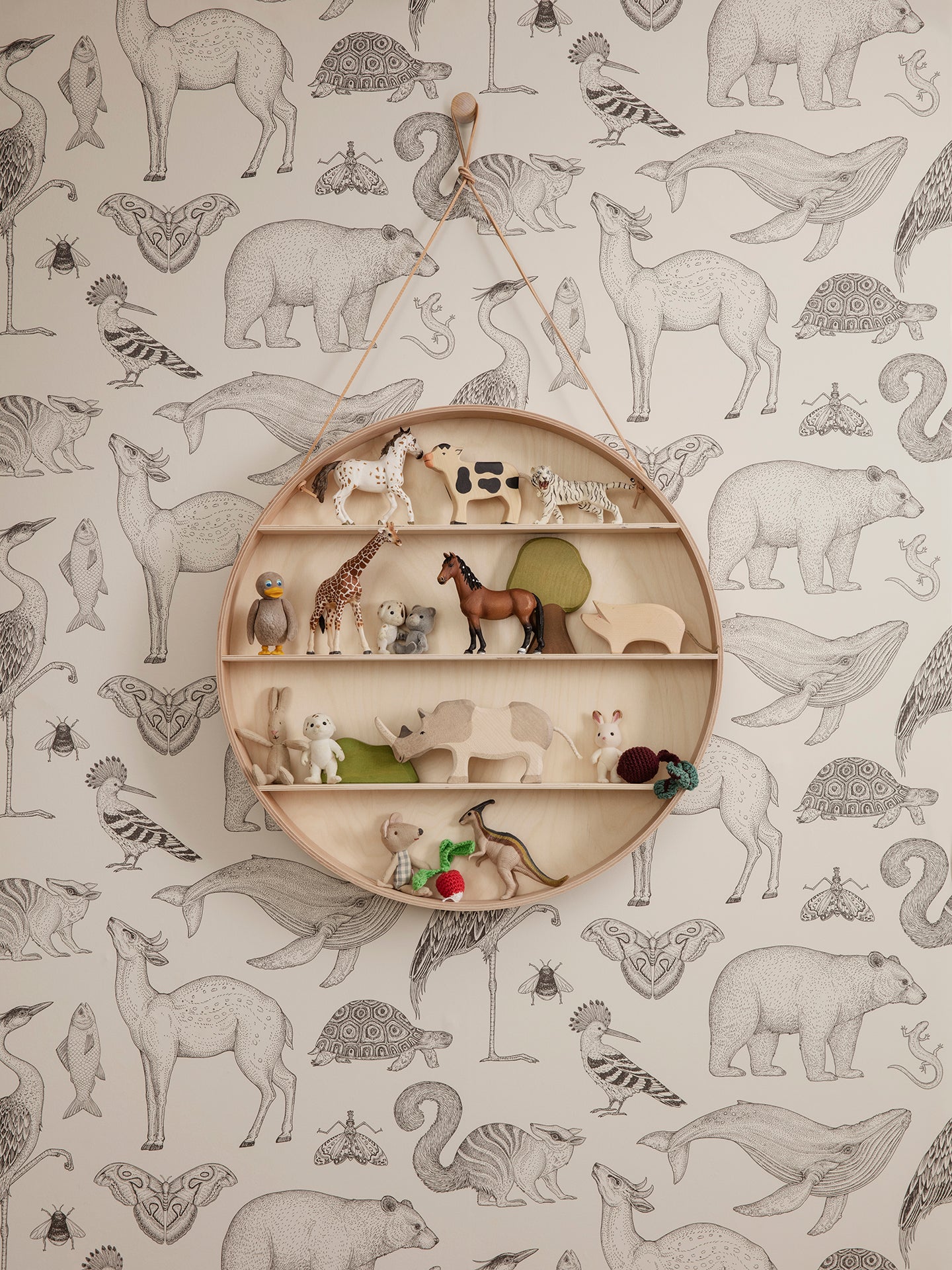 Wallpaper KATIE SCOTT - ANIMALS broken white