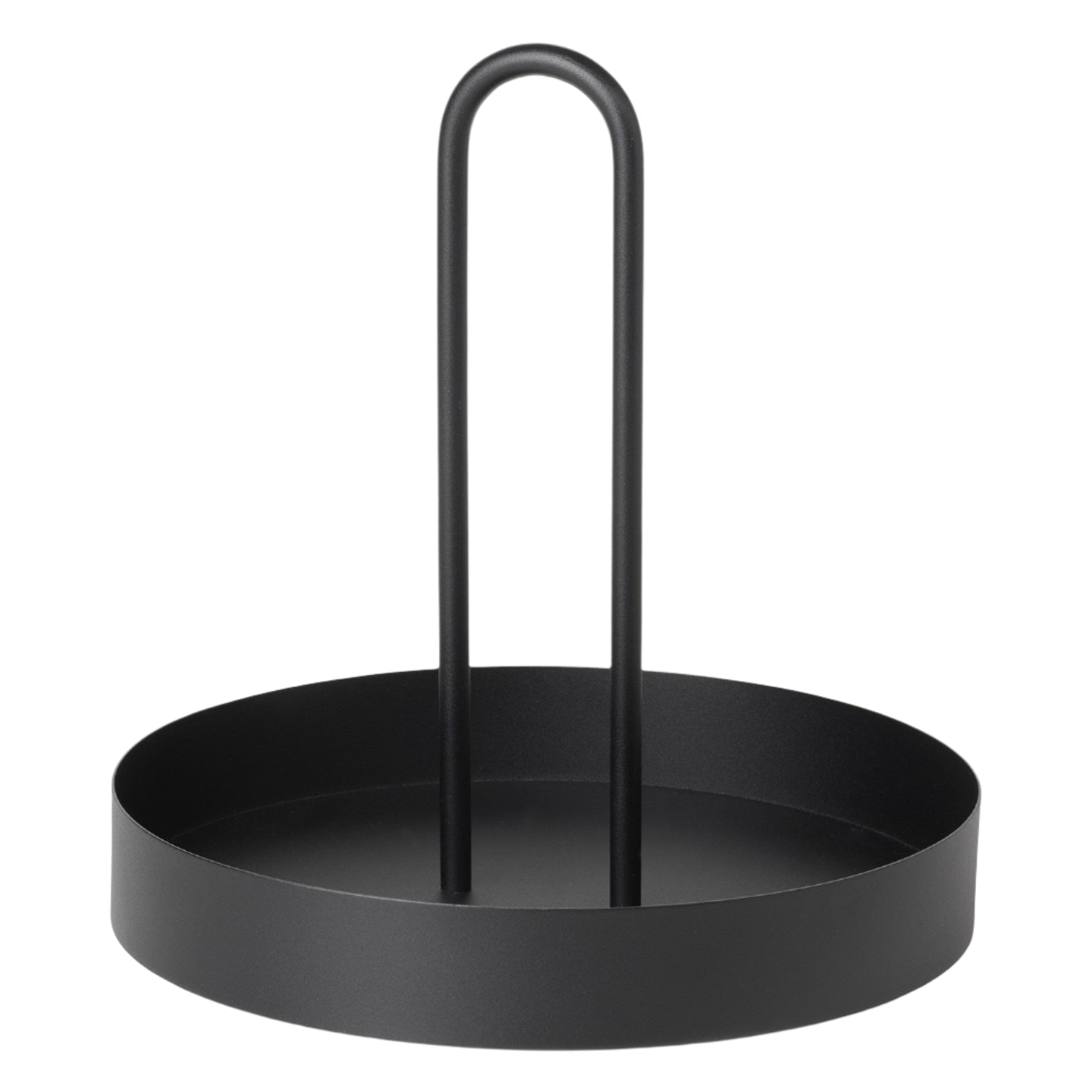 GRIB TRAY black tray with handle