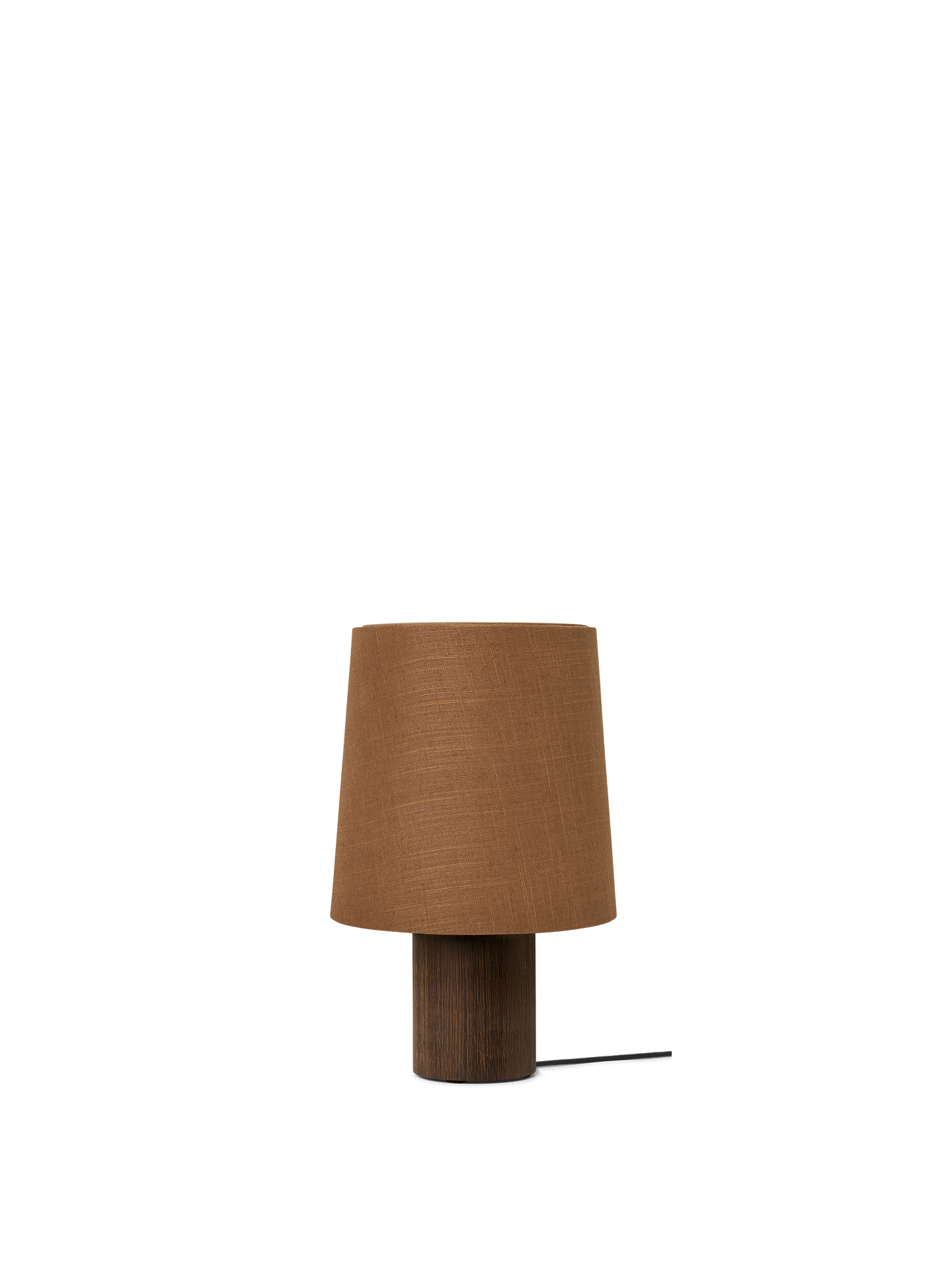 Table lamp base Post oak veneer