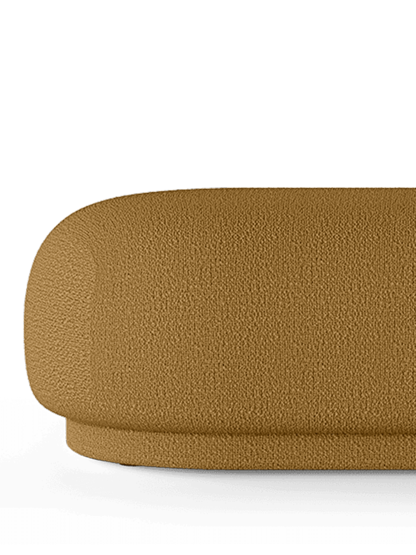 Rico Wollboucle Caramel Ottomane