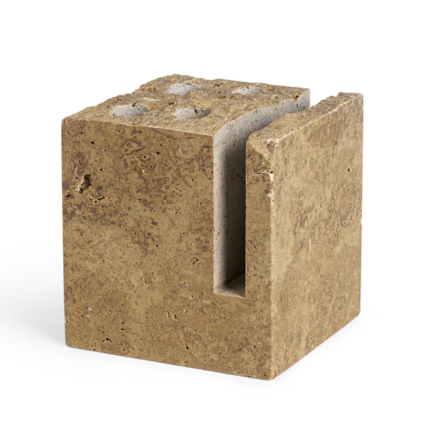 KLINT travertine pen holder