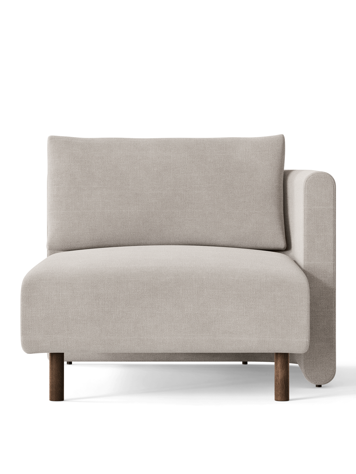 Dase modular sofa - Right -handed Cotton Linen Beige