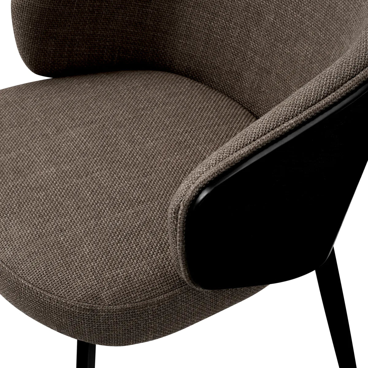 Camerota gray chair with a black base