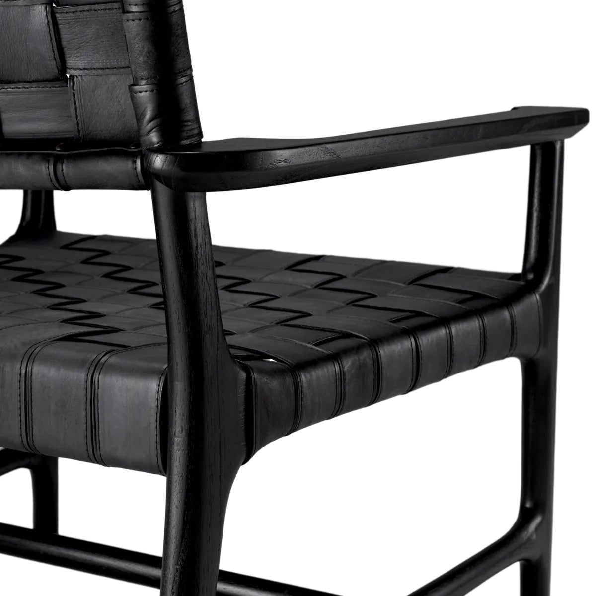 Tiberio black armchair