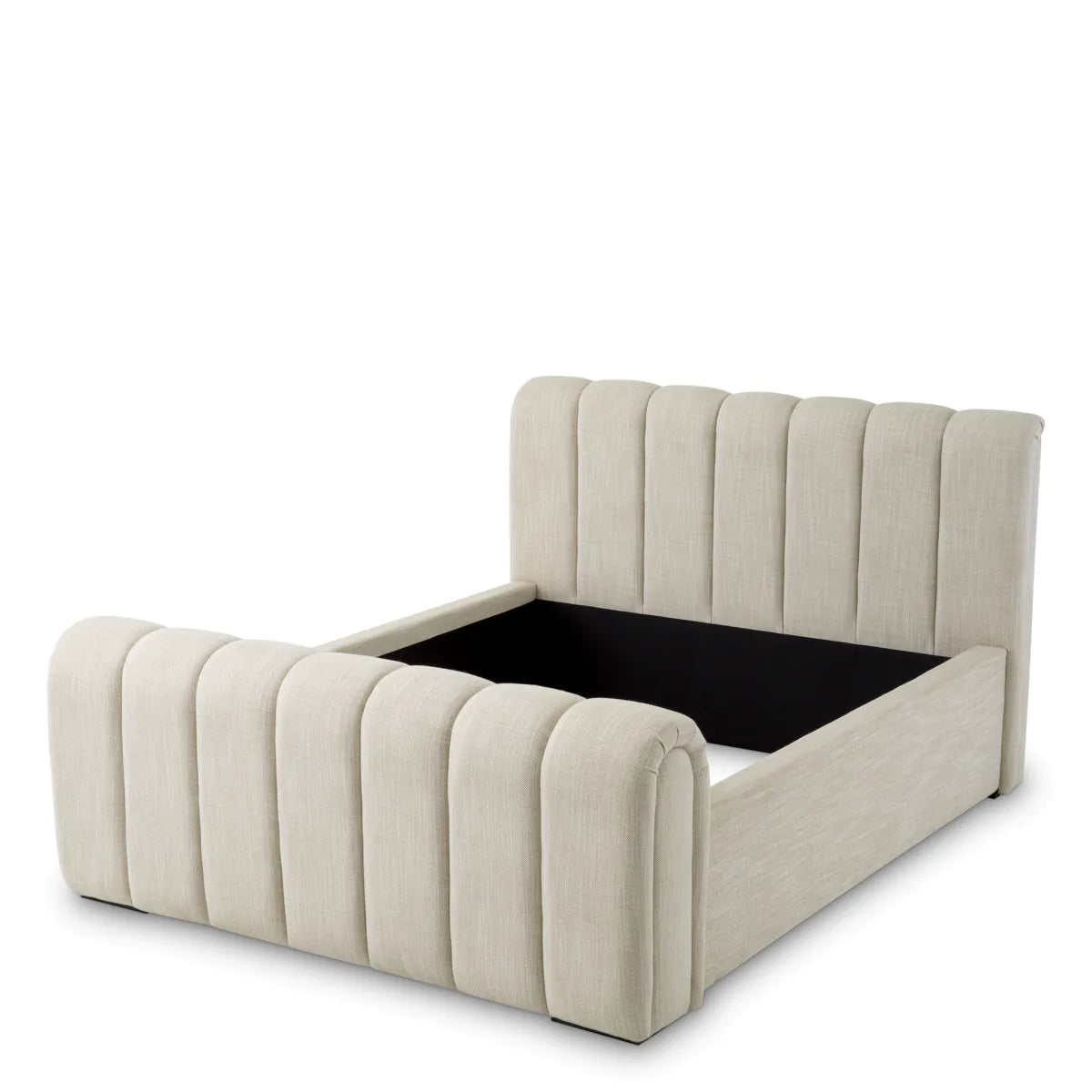 Upholstered bed Kayden beige [Ola] [Amelia SPR/improved description]