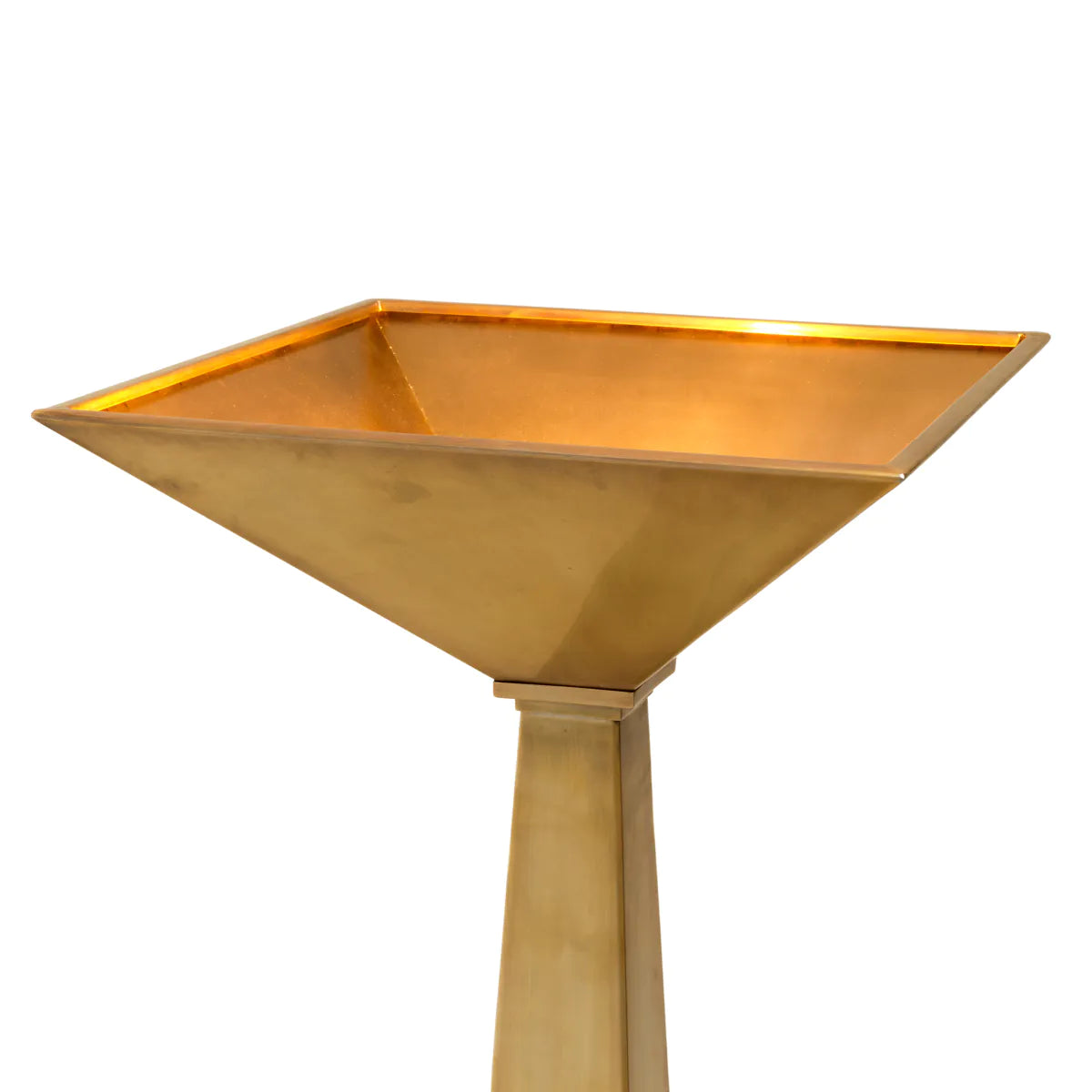 Antictoral golden floor lamp