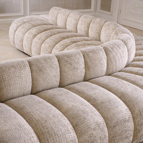 Alison beige corner sofa