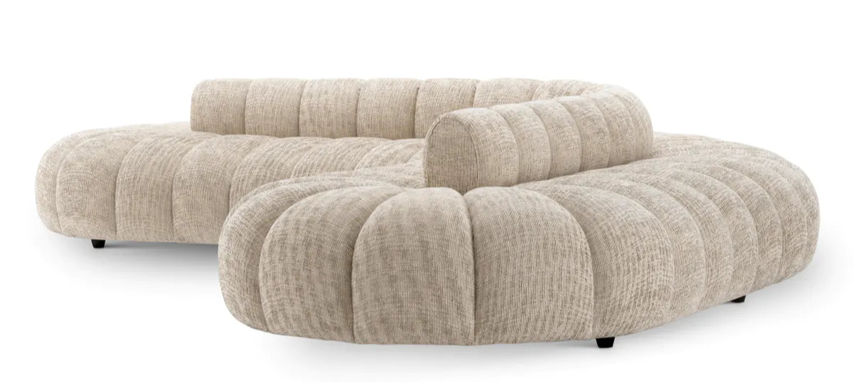 Alison Beige Corner Sofa