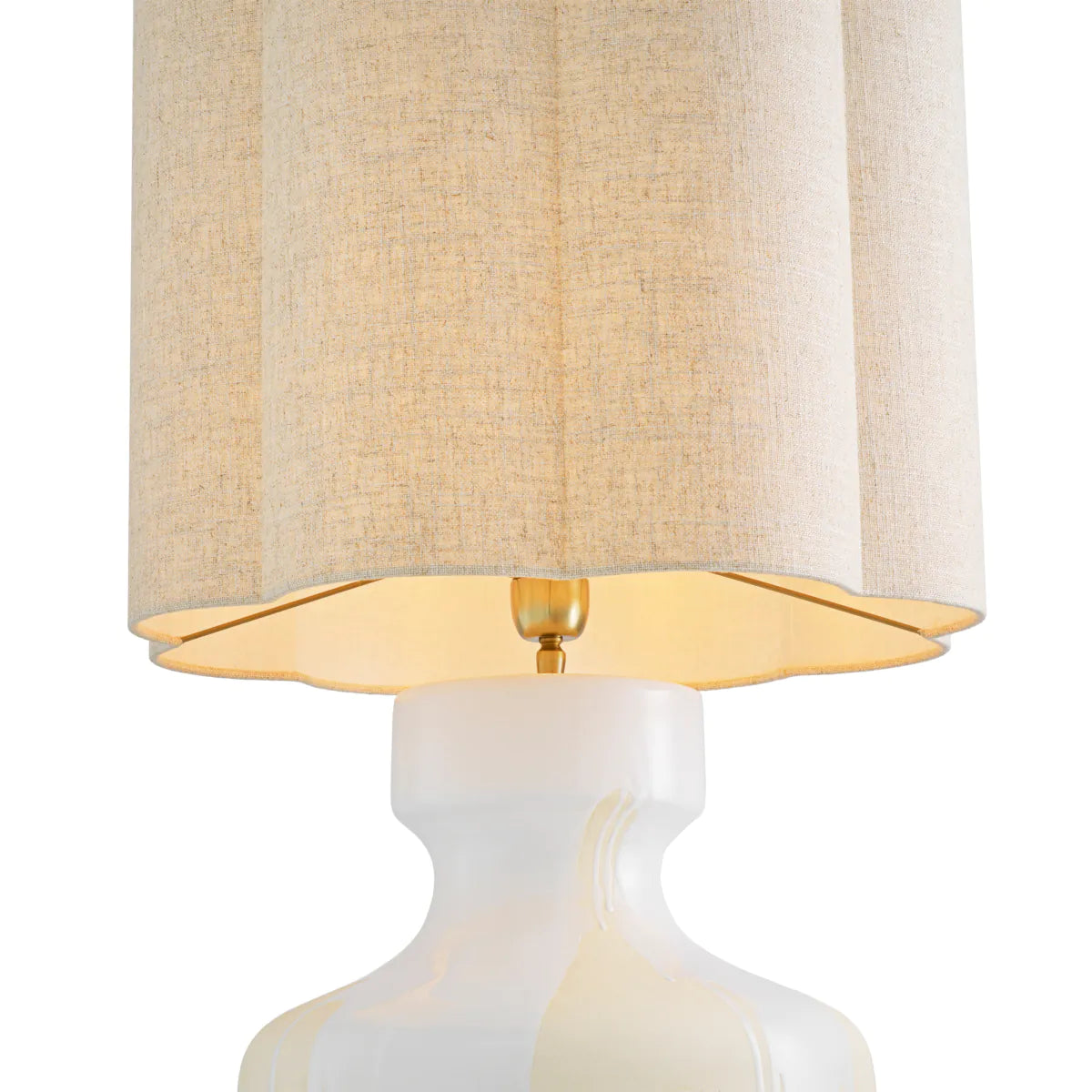 Lorena cream table lamp