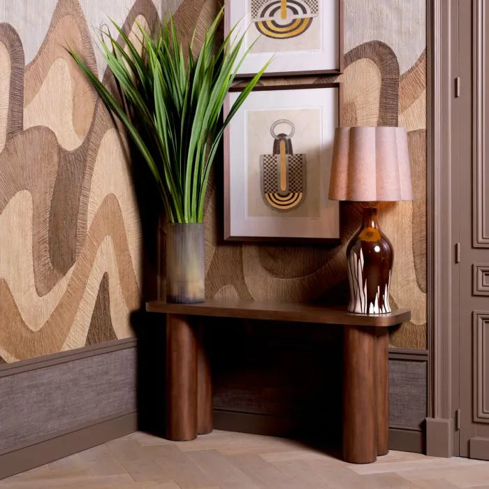 Lindbrook OKoume wood console