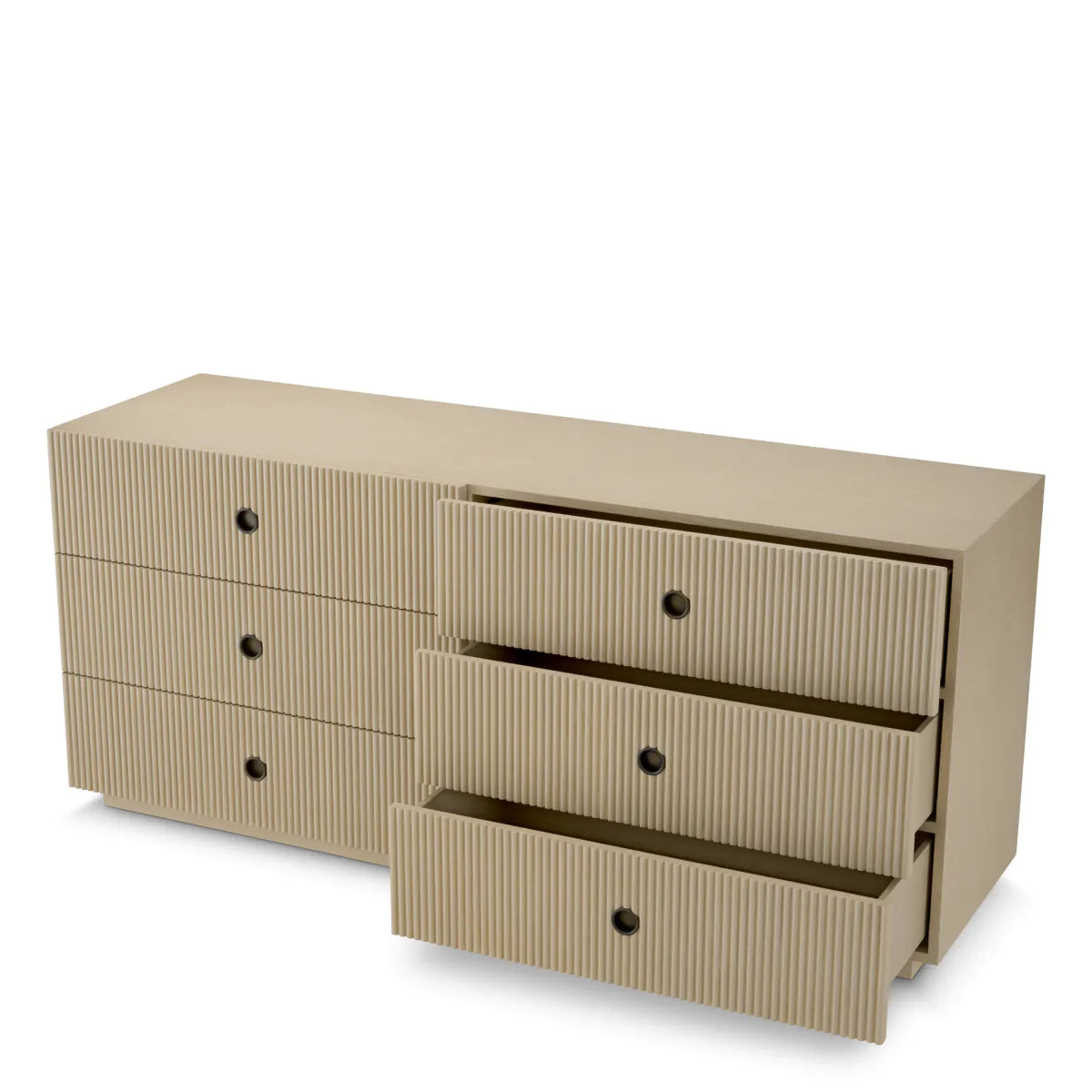 Dimitrios chest of drawers bright oak veneer