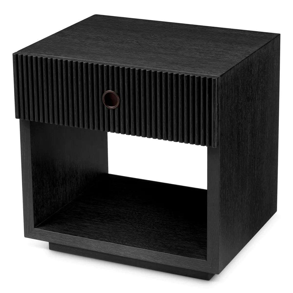 Dimitrios bedside table graphite oak veneer