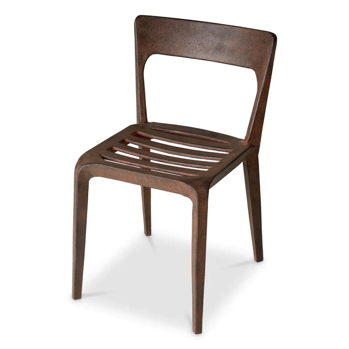 Quentin chair oxidized aluminum [OLA] [Amelia SPR/improved description]