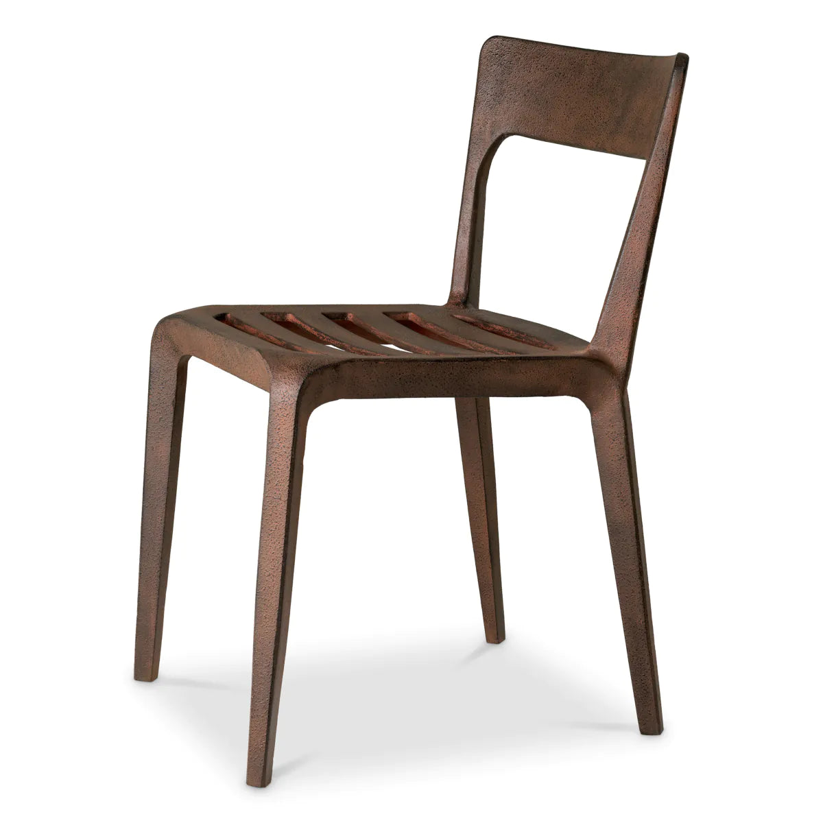 Quentin chair oxidized aluminum [OLA] [Amelia SPR/improved description]