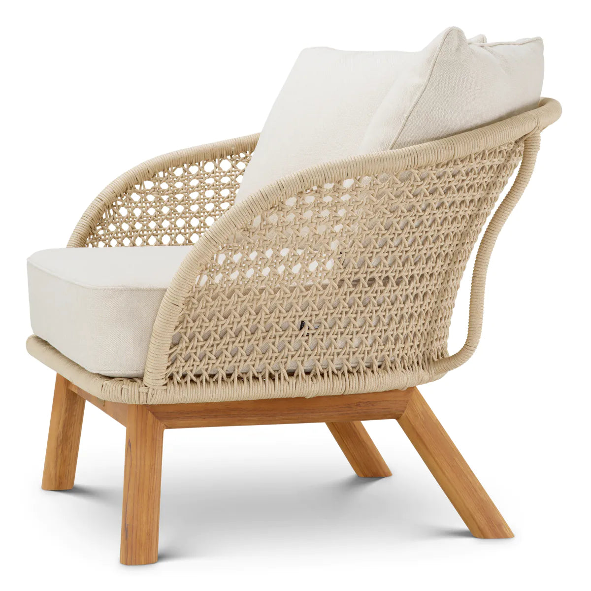 Trinity garden chair cream rattan