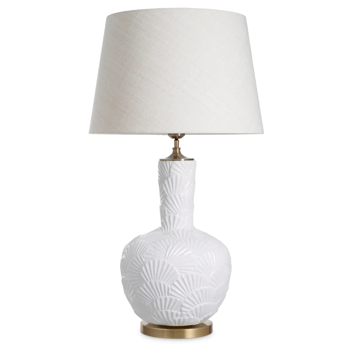 Tischlampe ANDORRA gebrochenes Weiß