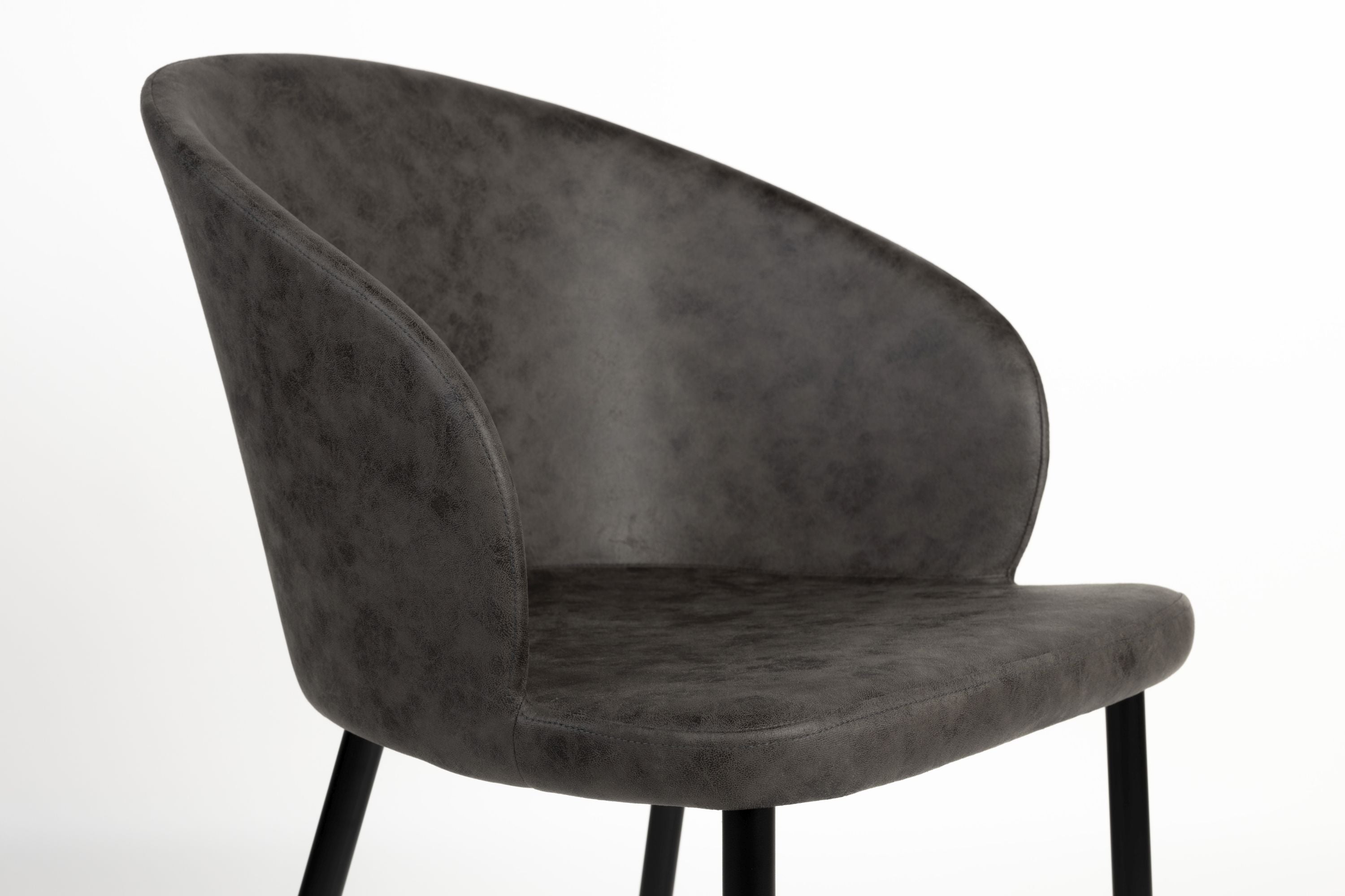 Hadid Anthracite Chair Ecoskóra