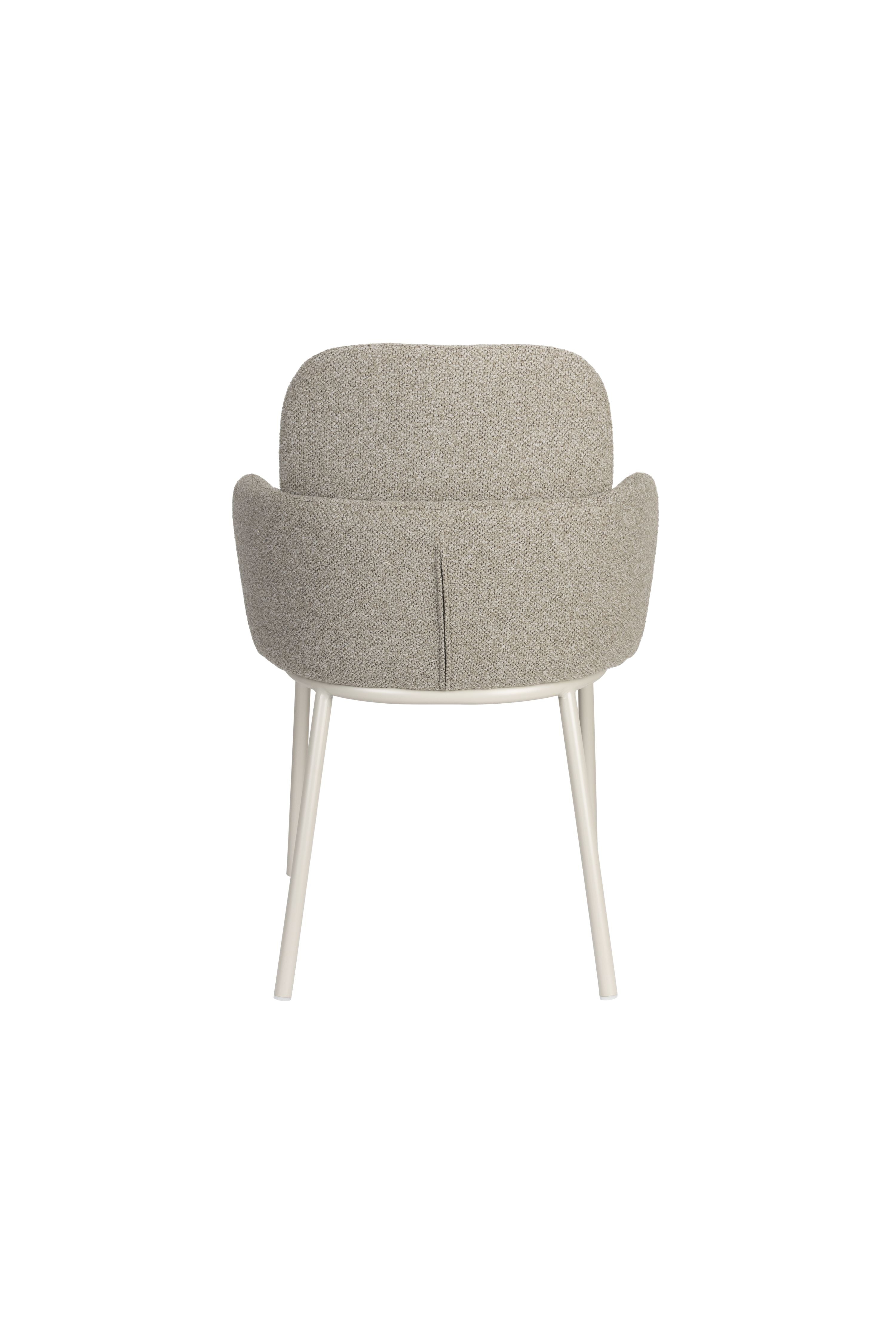 Chair with armrests Jerrico gray -brown