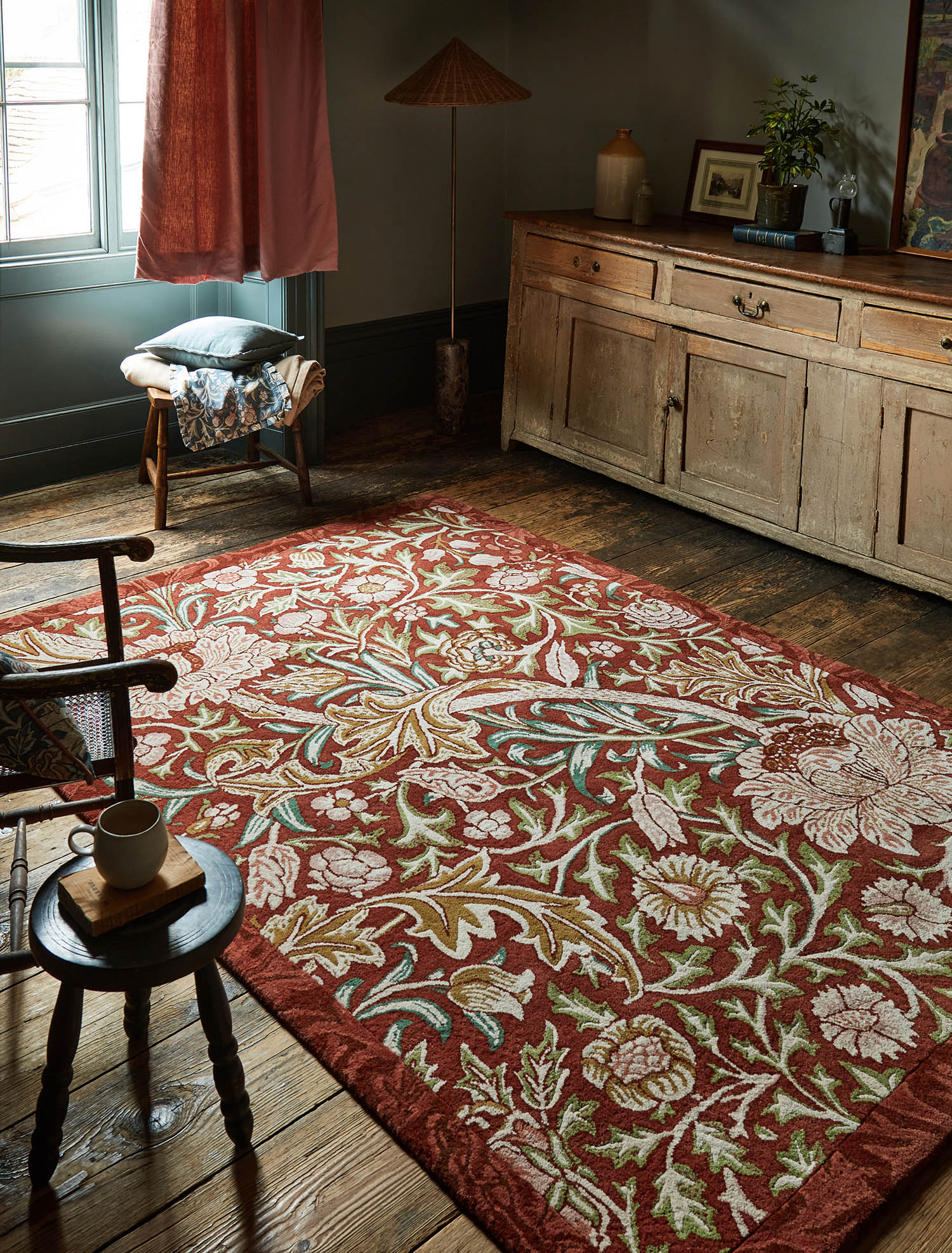Teppich MOREW TRENT RED HOUSE burgund 