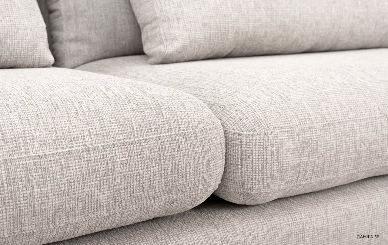 Right-facing modular corner sofa NOOR customizable