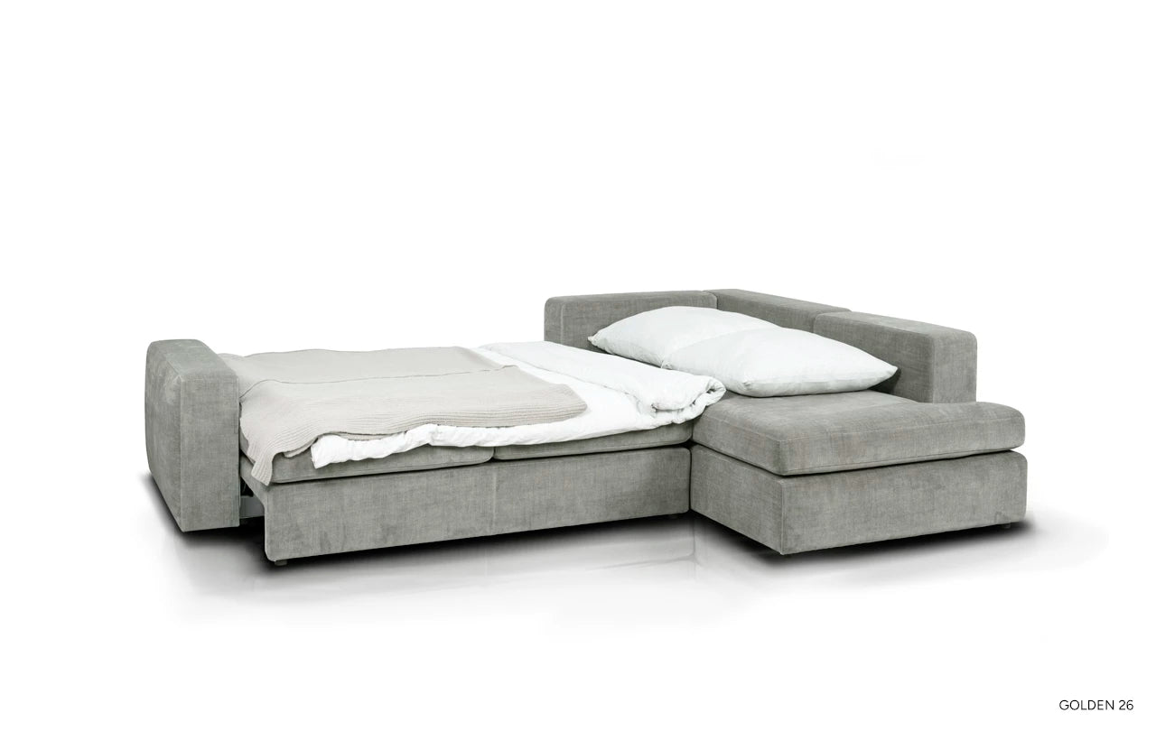 Rechtsseitiger Schlafsofa-ZAZU, personalisierbar