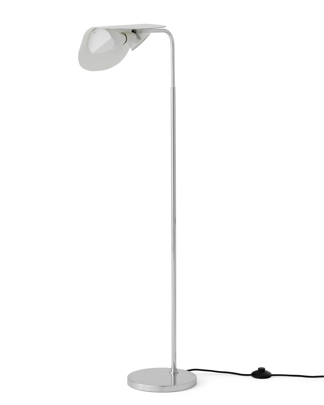 Stehlampe WING aus poliertem Aluminium