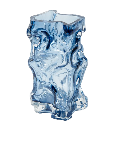 ICE dark blue vase