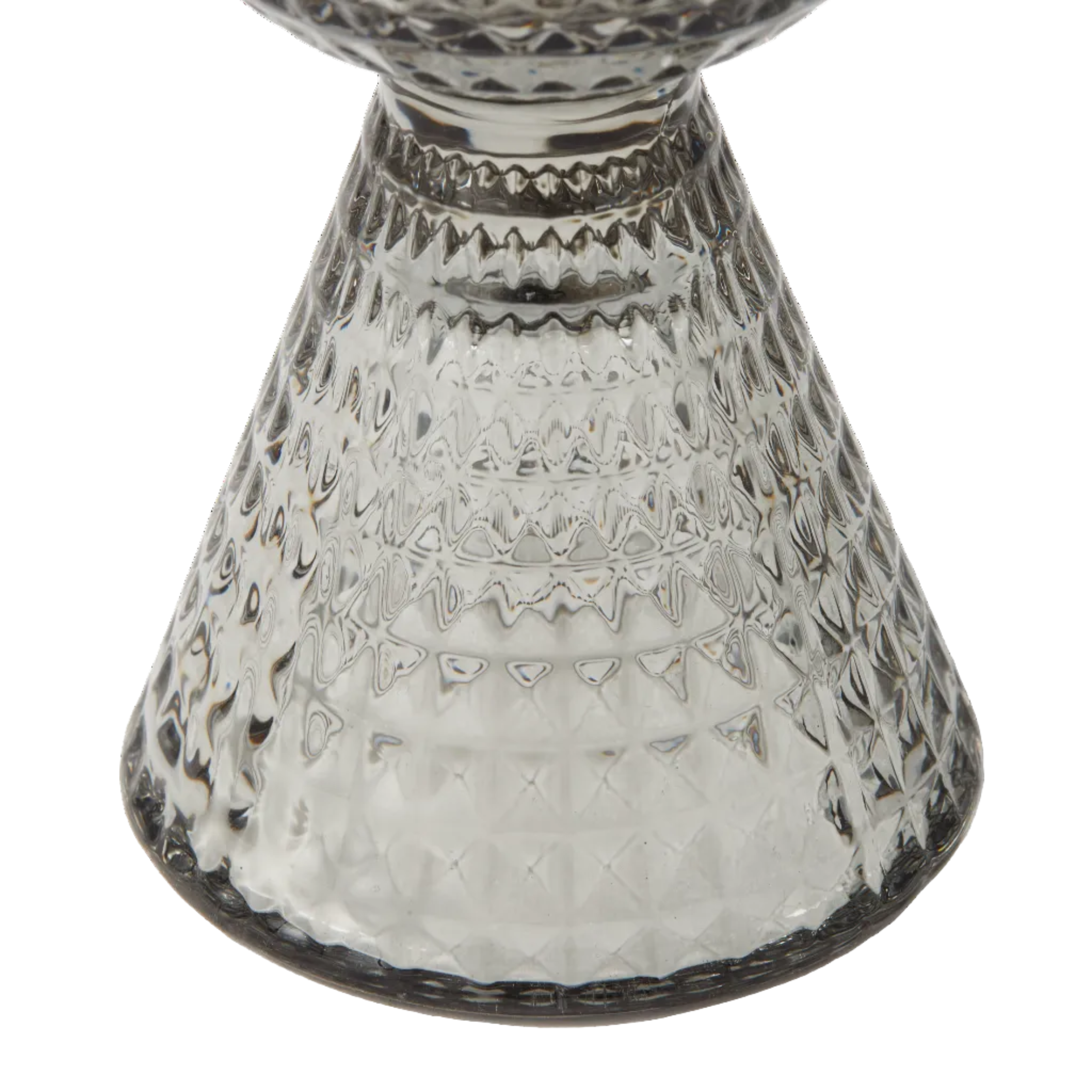 ROOFTOP Gray Glass Champagne Glasses Set