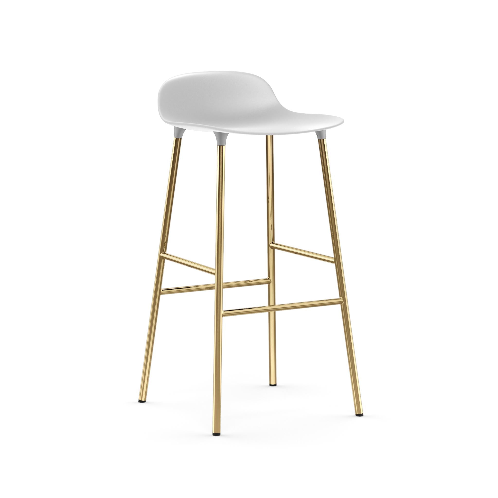 White Hocker forms with a golden base