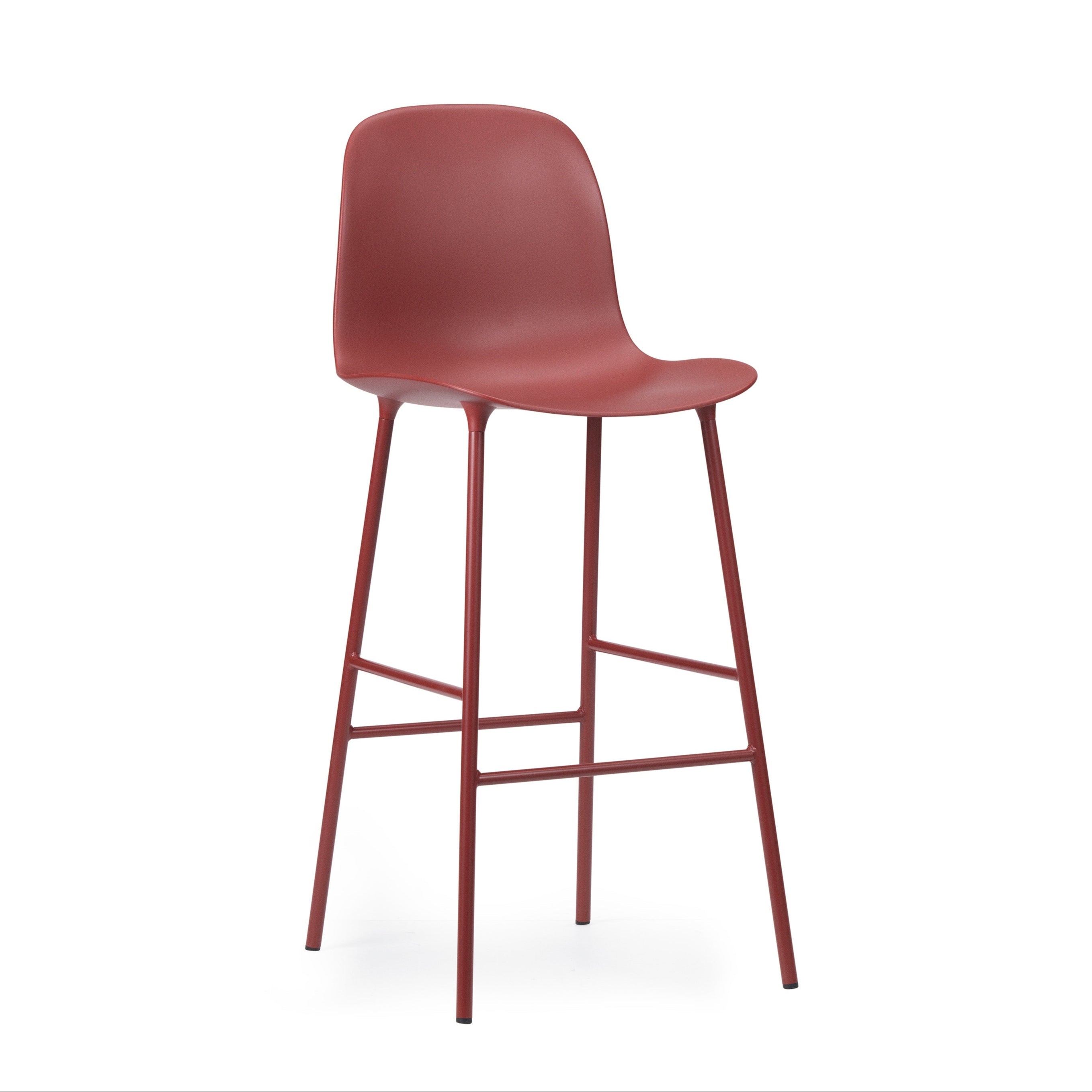 Burgundy bar chair