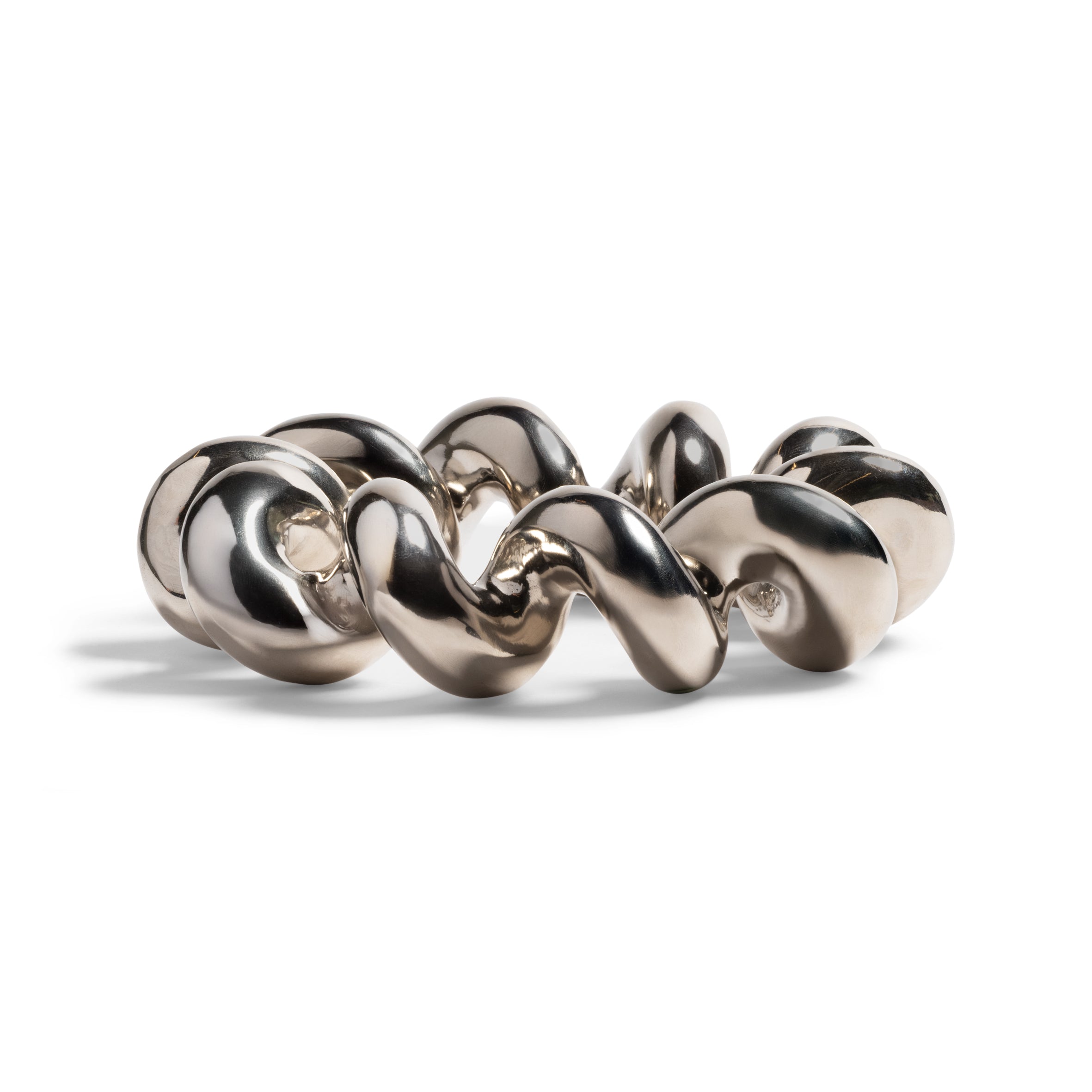 Untersetzer TWIST silber