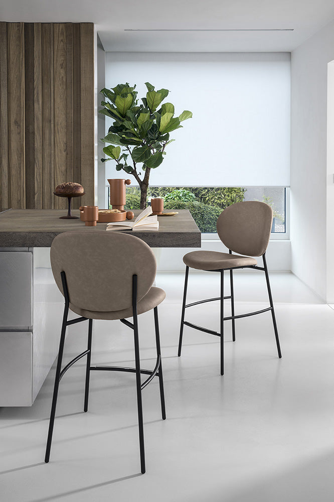 Hoker INÈS ciemnobrązowy [Milena] Calligaris    Eye on Design