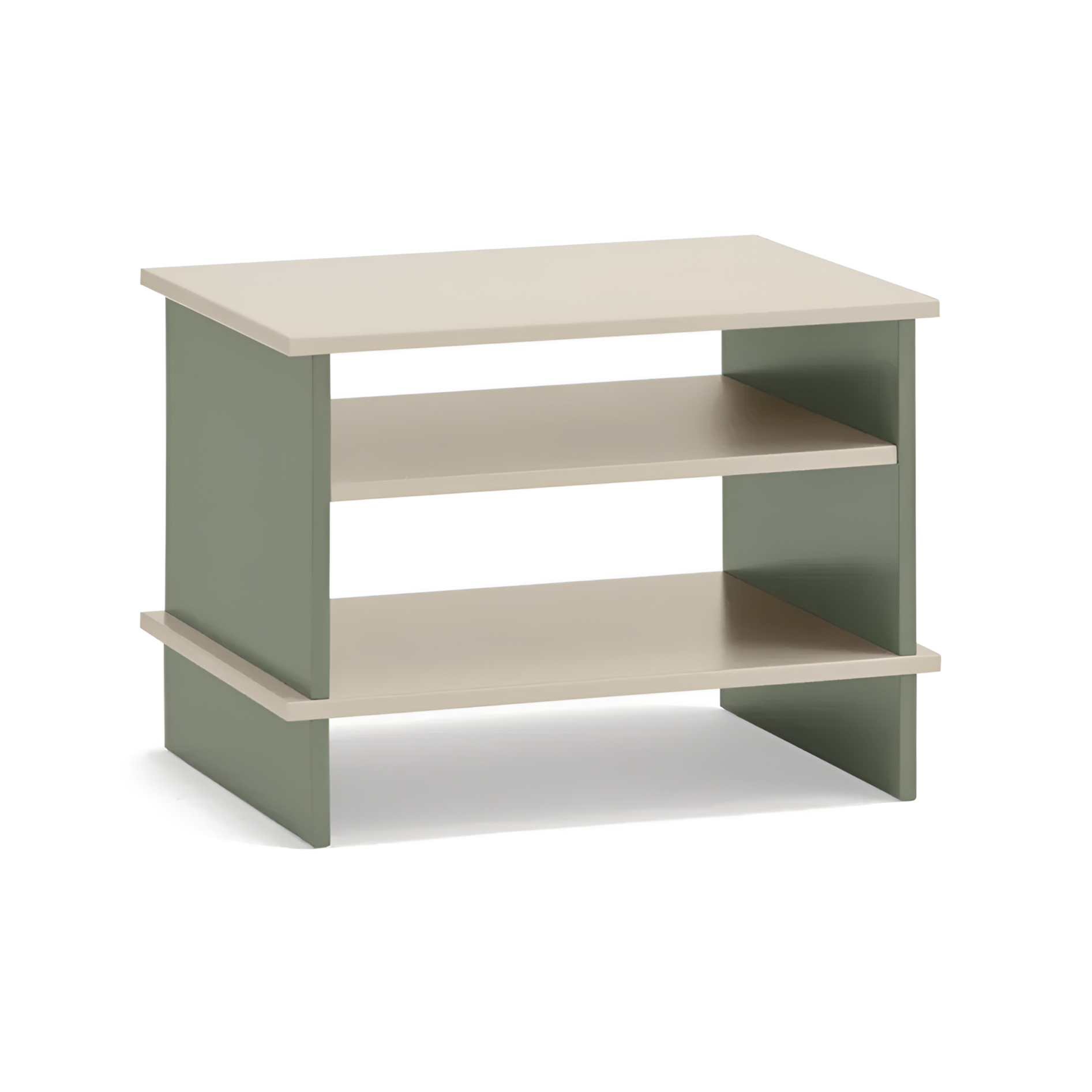 Inari beige with green bedside table