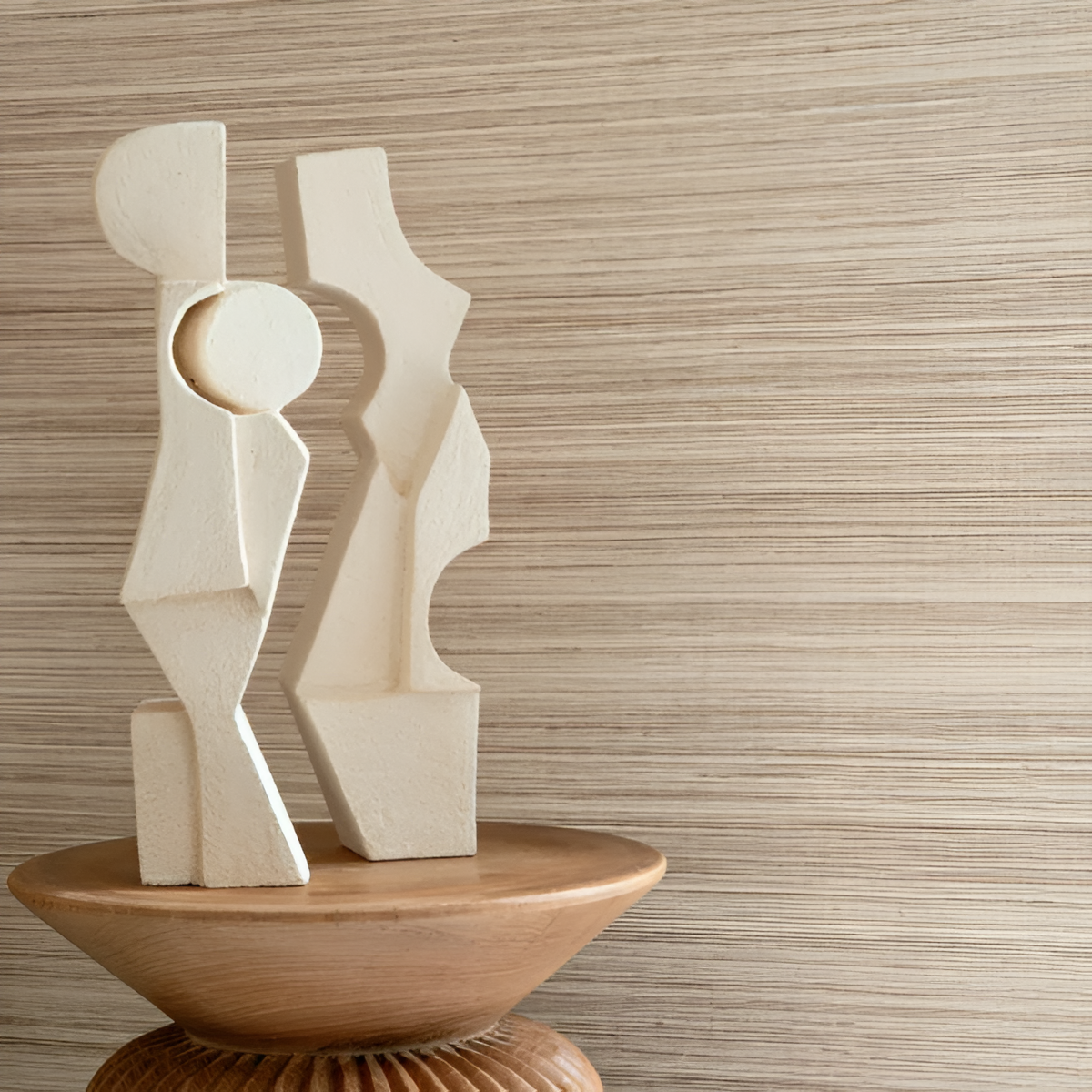 Structural wallpaper made of plant fibers DESERTI - NATUREL brown