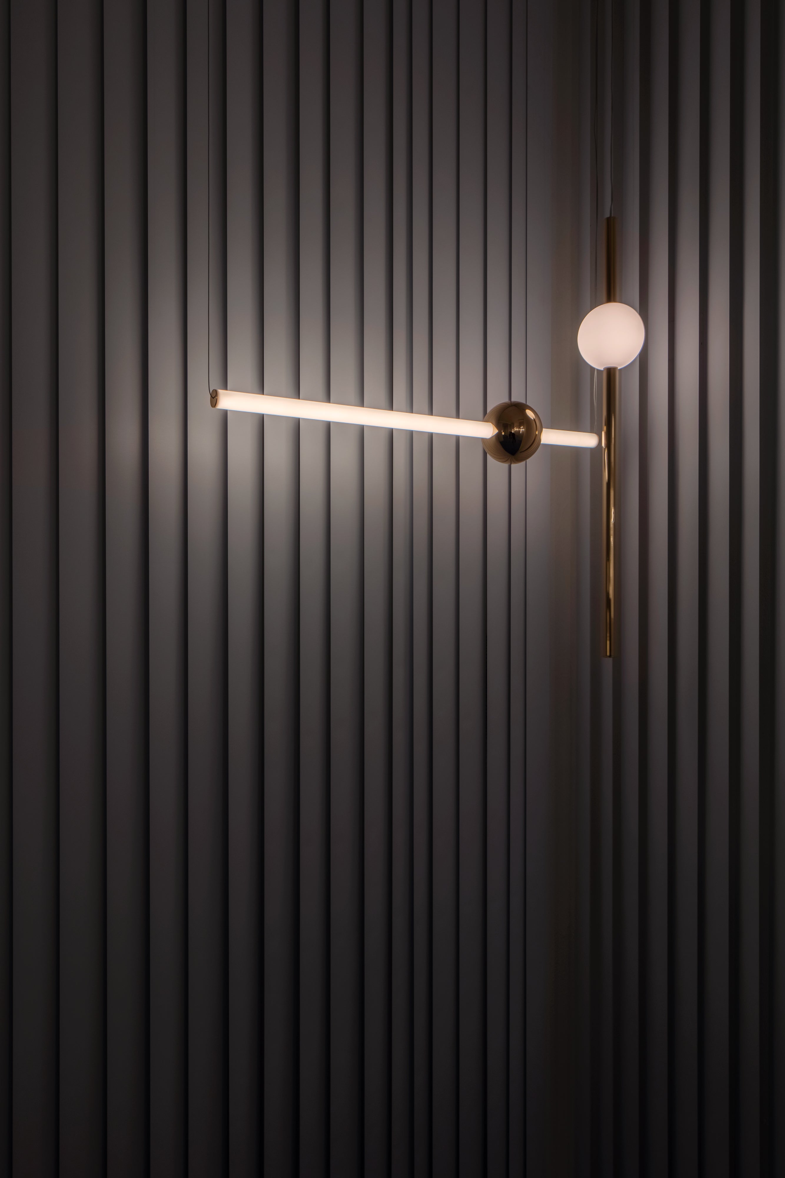 Lampa wisząca ORION GLOBE polerowany złoty