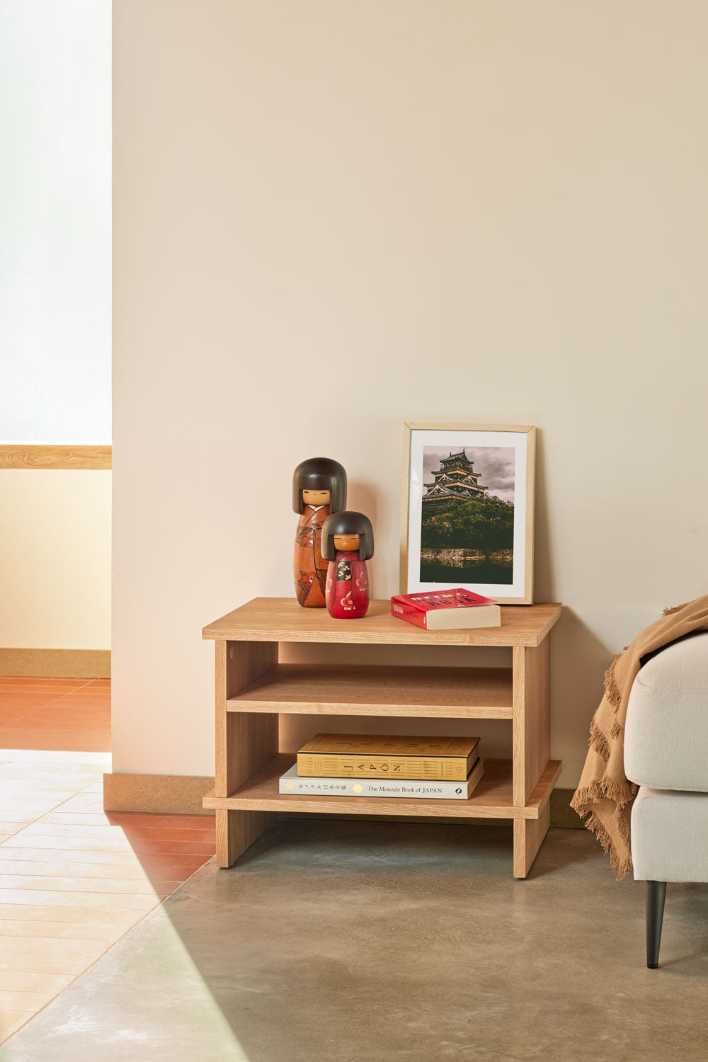 Inari bedside cabinet inari oak veneer