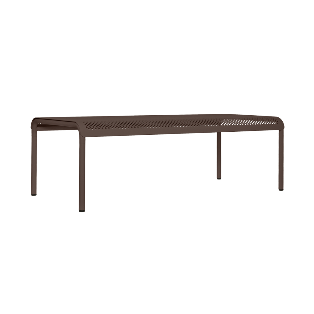 Stolik kawowy ogrodowy DAPPLE ciemnoczekoladowy – ferm LIVING