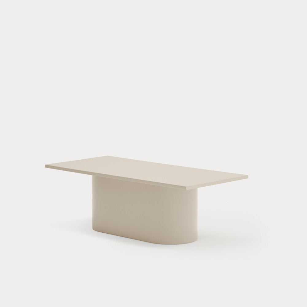 Beige totem coffee table