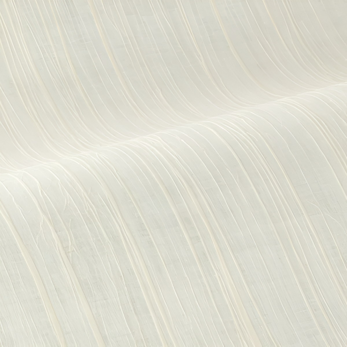 Strukturierte textile Tapete Falten RAI - IVORY Elfenbein