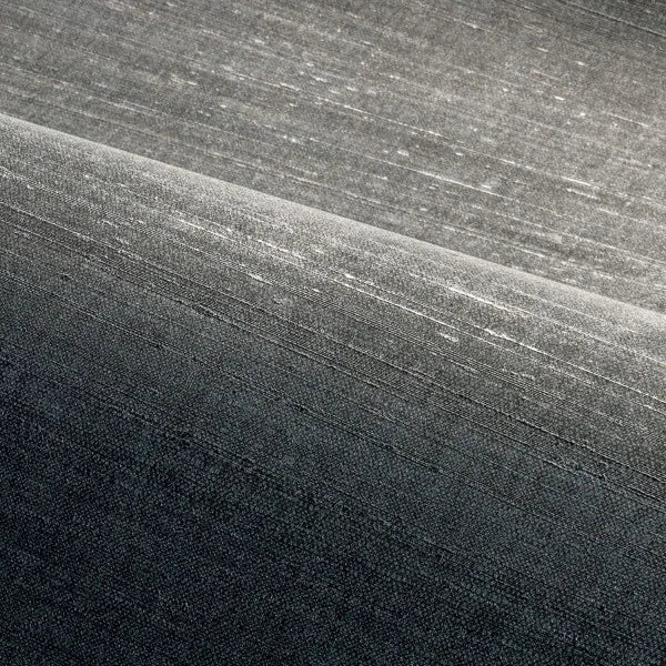 Tapete, die Stoff SORA - NOIR imitiert