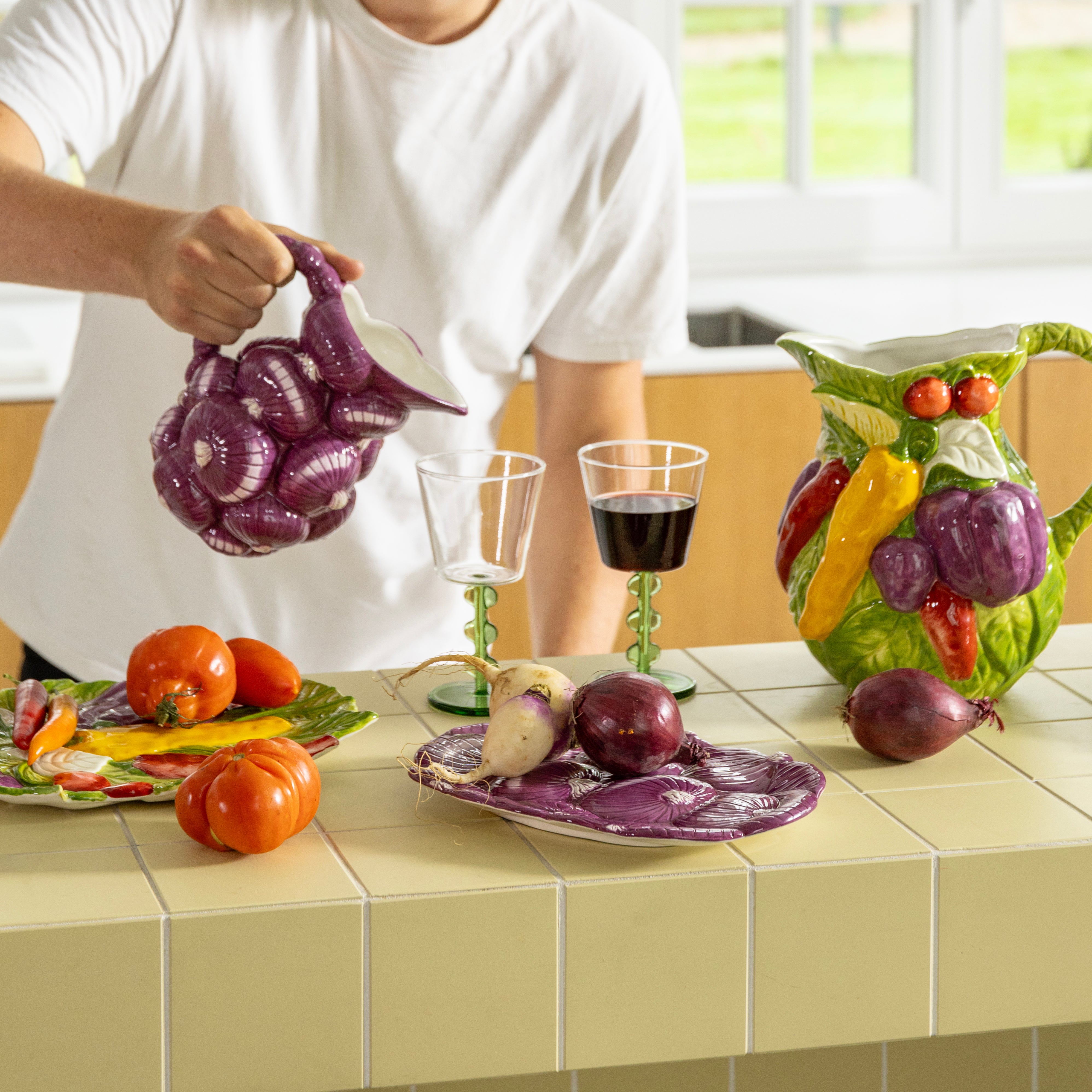 Kanne LEGUME ZWIEBEL lila