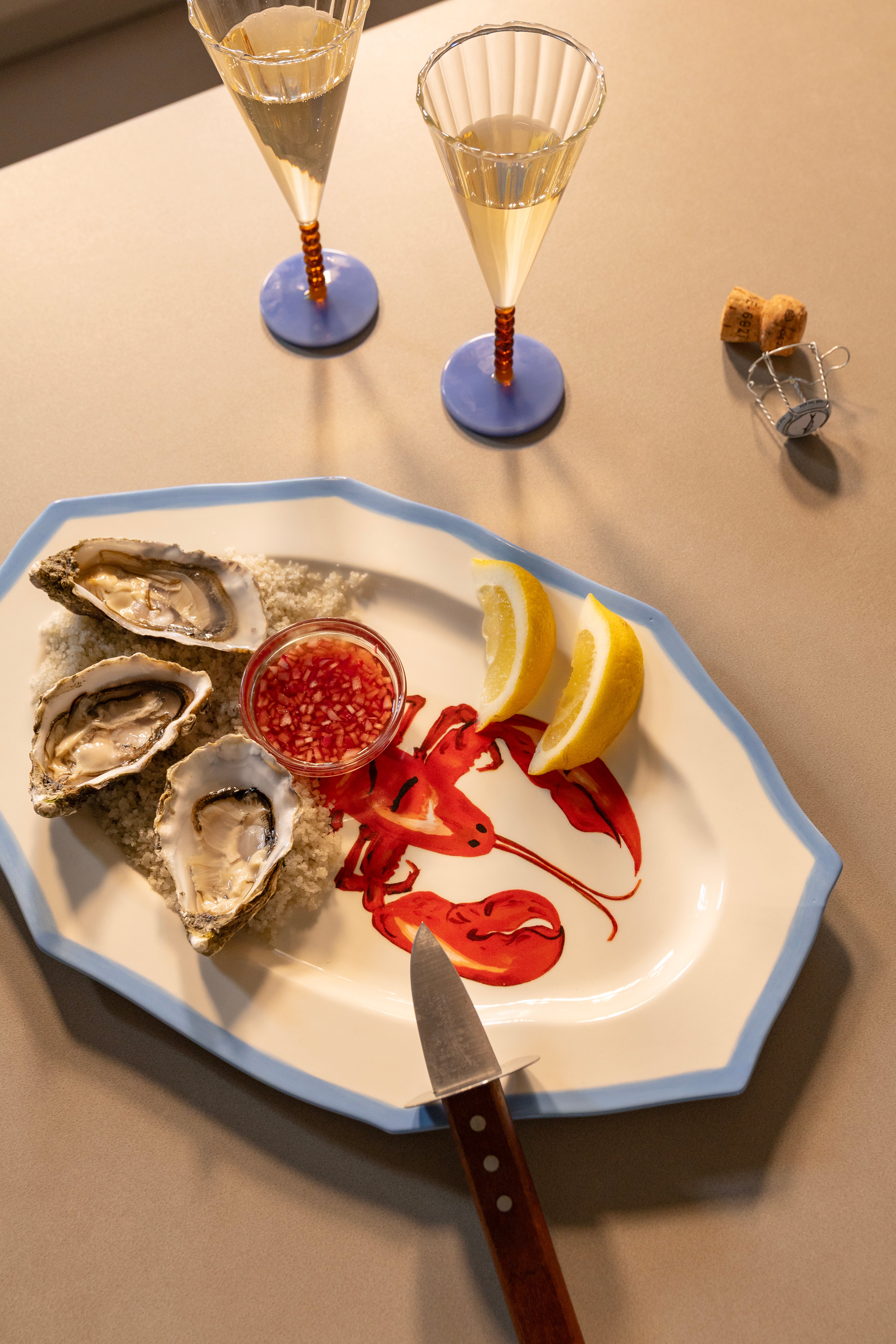 Porzellanteller SIRENE LOBSTER