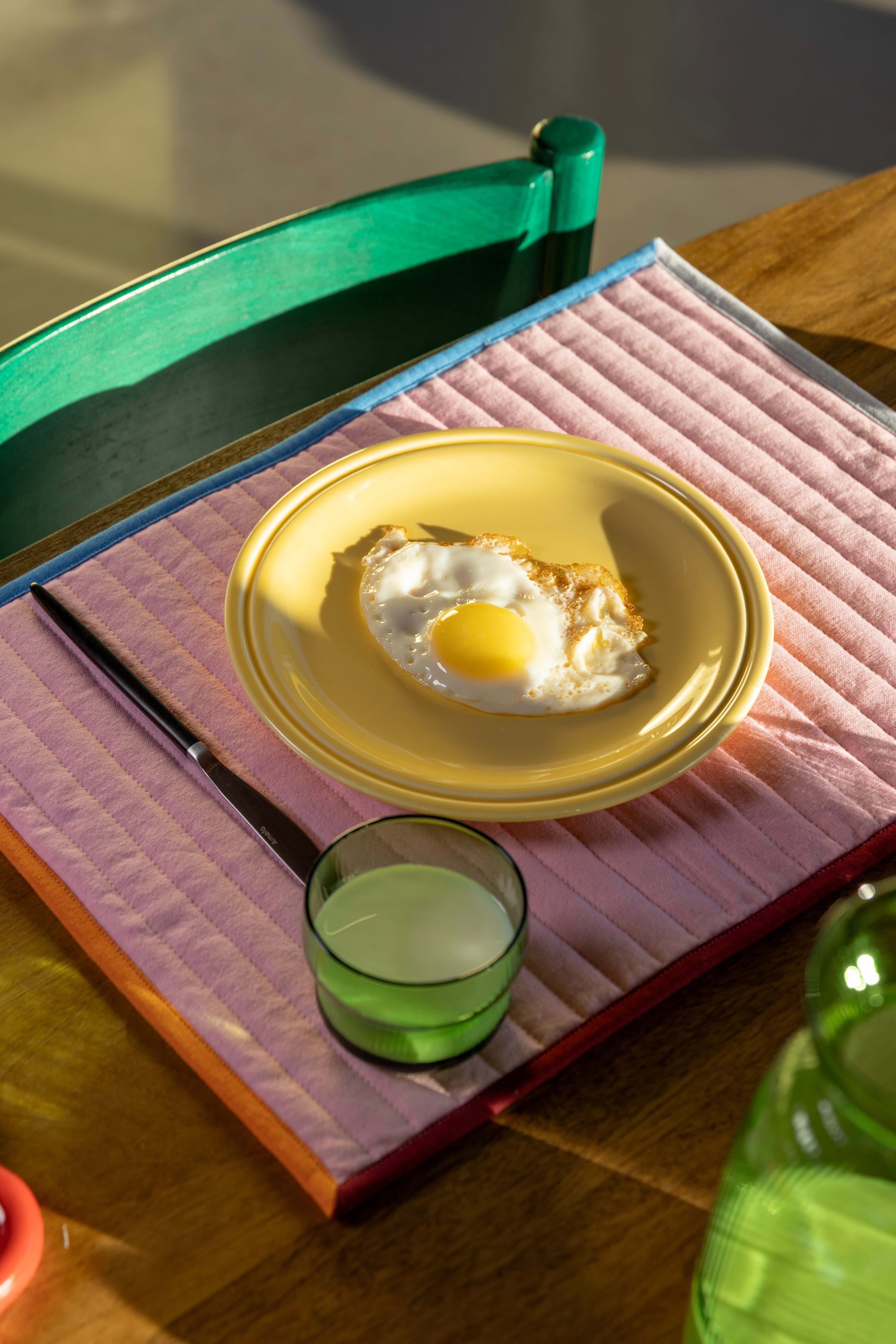 Set von Gläsern CIRCUS grünes Glas