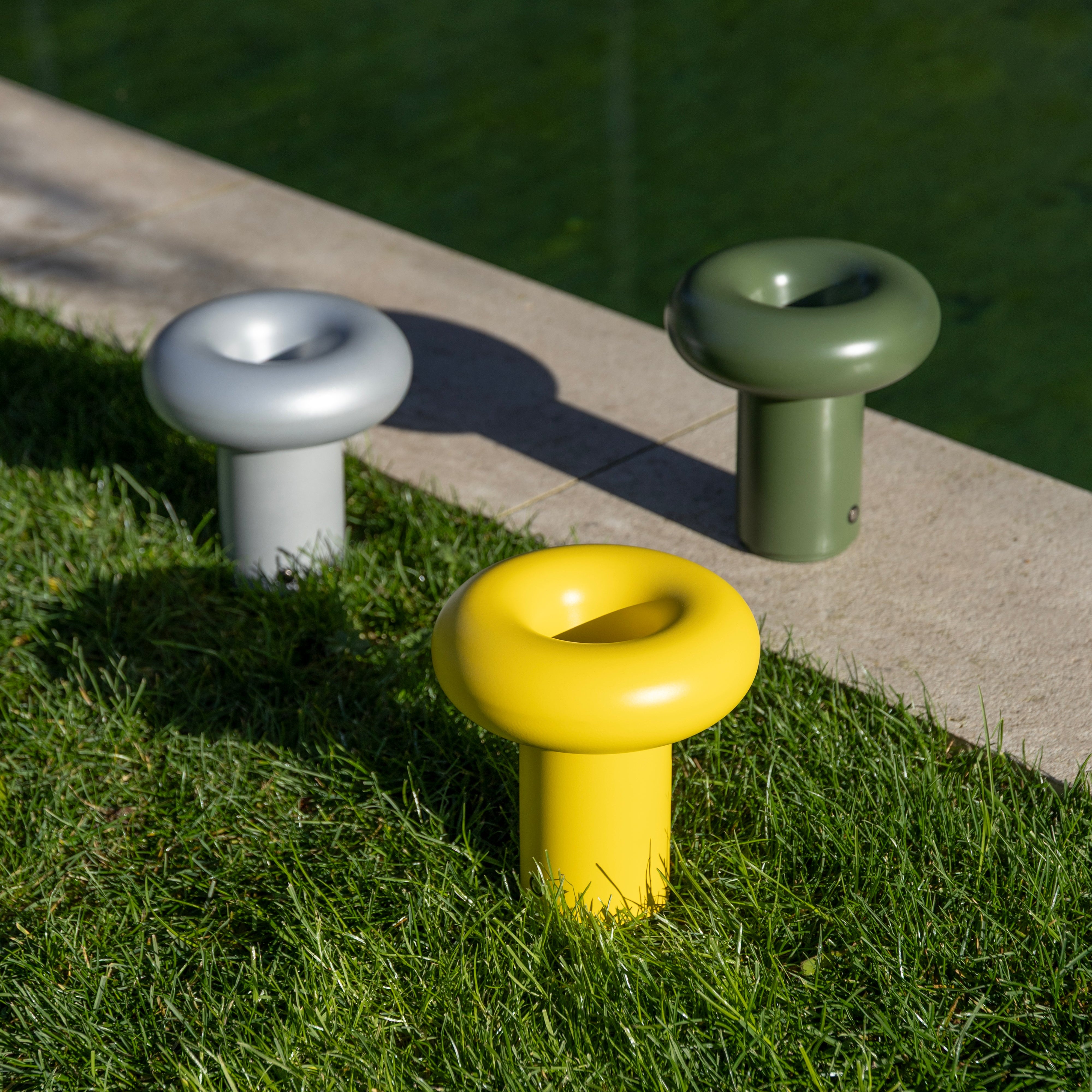 Tragbare Lampe GLIMPSE silber