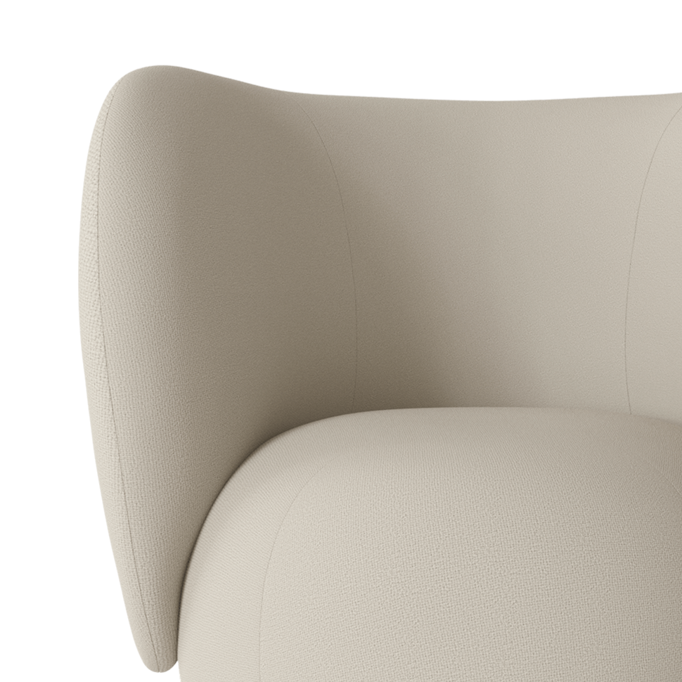 Rico Lounge rotary armchair Tonus broken white