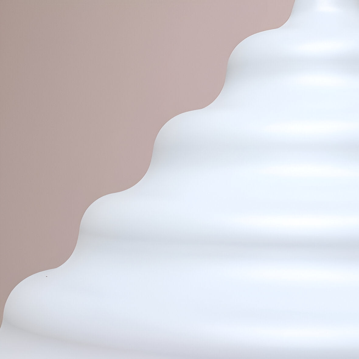 Hanging lamp gray wave