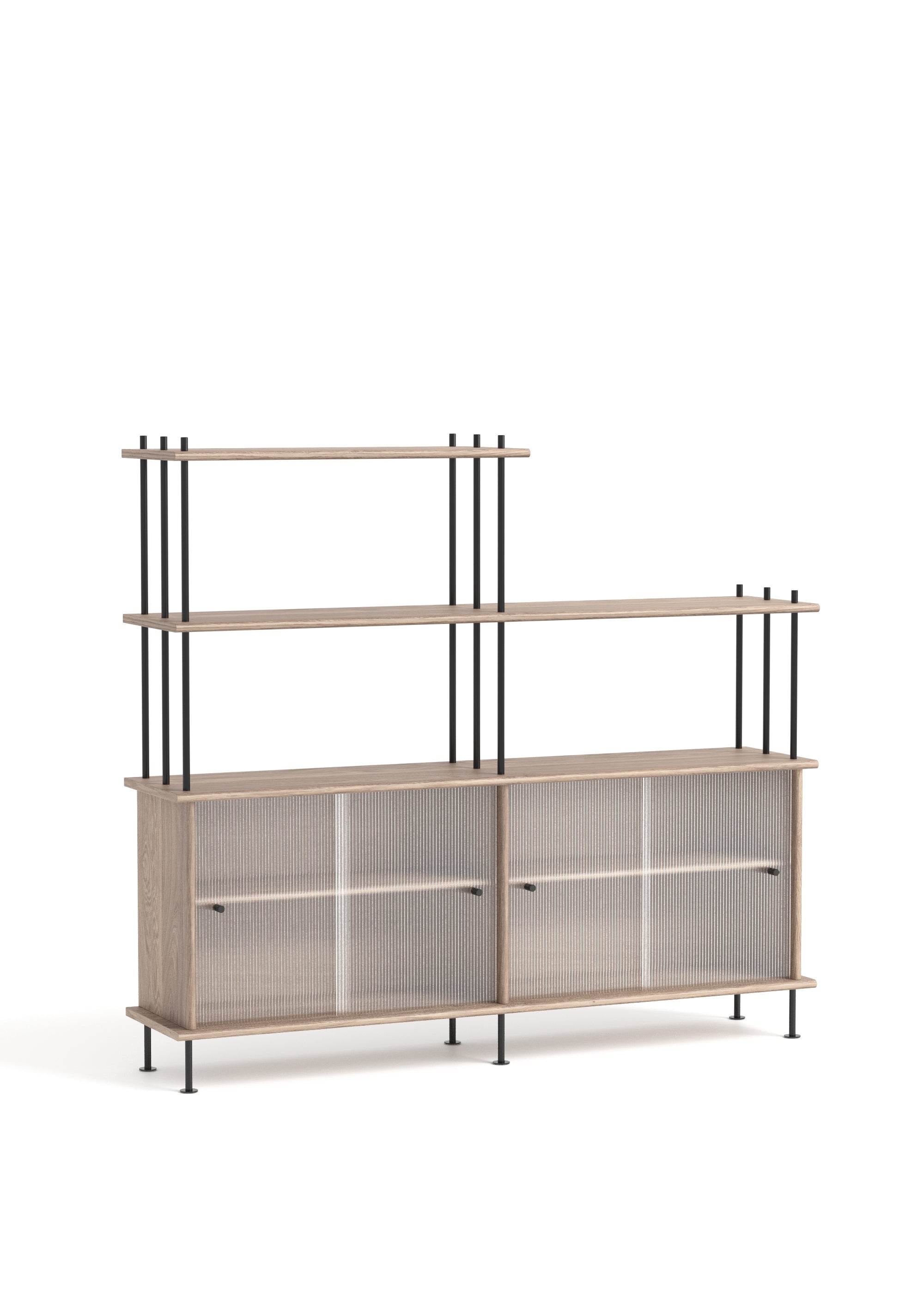 Schrank BAVA 160 gebleichtes Eichenholz